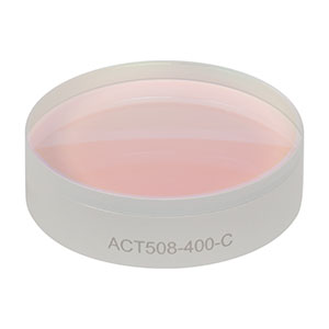 ACT508-400-C - f = 400.0 mm, Ø2in Achromatic Doublet, ARC: 1050 - 1700 nm