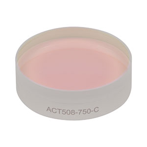 ACT508-750-C - f = 750.0 mm, Ø2in Achromatic Doublet, ARC: 1050 - 1700 nm