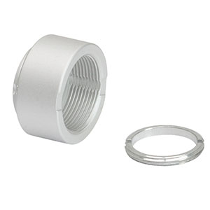 SM05L03V - Vacuum-Compatible SM05 Lens Tube, 0.30in Thread Depth, One Retaining Ring Included