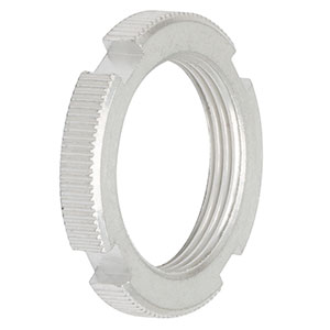 SM05NT1V - Vacuum-Compatible SM05-Threaded Locking Ring, 0.75in Outer Diameter, Slots for Spanner Wrench