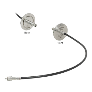 VK4F1S - Fiber Feedthrough for KF40 Flange, InF<sub>3</sub> Multimode Fiber, Ø100 µm Core, 310 nm - 5.5 µm, 0.26 NA, SMA