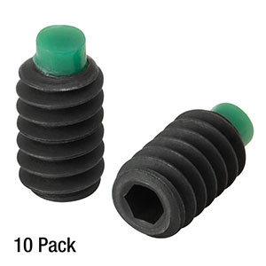 SS4N019 - 4-40 Alloy Steel Nylon-Tipped Setscrew, 3/16in Long, 10 Pack