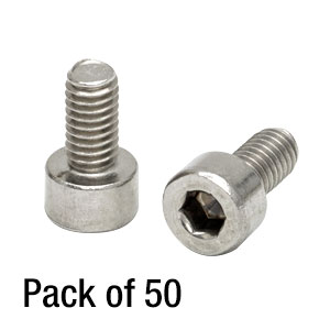 SH4MS08 - M4 x 0.7 Stainless Steel Cap Screw, 8 mm Long, 50 Pack