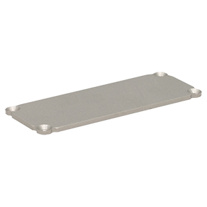 EEEEP - Blank End Plate for Compact Device Housings, 1.25in x 3.25in