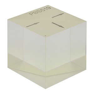 PBS519 - 2in Polarizing Beamsplitter Cube, 420 - 680 nm