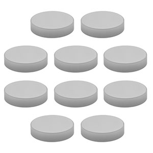 UM10-AG-10 - Ø1in Ultrafast-Enhanced Silver Mirror, 750 - 1000 nm, 10 Pack