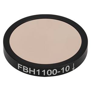 FBH1100-10 - Premium Bandpass Filter, Ø25 mm, CWL = 1100 nm, FWHM = 10 nm