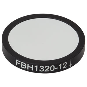 FBH1320-12 - Hard-Coated Bandpass Filter, Ø25 mm, CWL = 1320 nm, FWHM = 12 nm