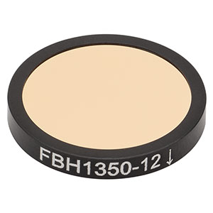 FBH1350-12 - Hard-Coated Bandpass Filter, Ø25 mm, CWL = 1350 nm, FWHM = 12 nm