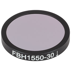 FBH1550-30 - Premium Bandpass Filter, Ø25 mm, CWL = 1550 nm, FWHM = 30 nm