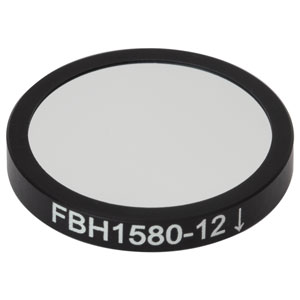 FBH1580-12 - Bandpass Filter, Ø25 mm, CWL = 1580 nm, FWHM = 12 nm