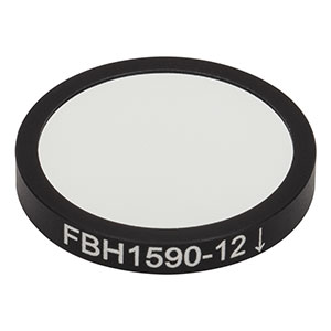 FBH1590-12 - Premium Bandpass Filter, Ø25 mm, CWL = 1590 nm, FWHM = 12 nm