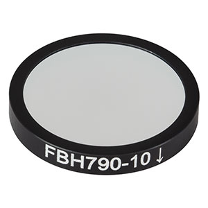 FBH790-10 - Premium Bandpass Filter, Ø25 mm, CWL = 790 nm, FWHM = 10 nm