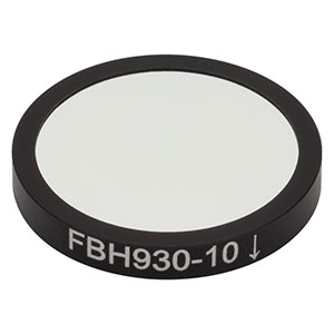 FBH930-10 - Hard-Coated Bandpass Filter, Ø25 mm, CWL = 930 nm, FWHM = 10 nm
