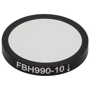 FBH990-10 - Hard-Coated Bandpass Filter, Ø25 mm, CWL = 990 nm, FWHM = 10 nm