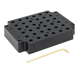 PFC9AL - Aluminum Curing Block for Ø8 - 9 mm Connectors, PTFE Coated