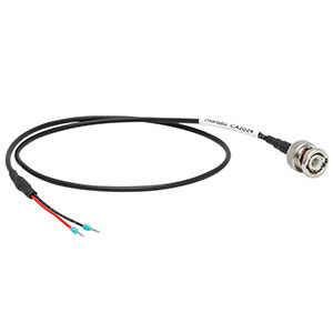 CA2024 - RG-174/U Coaxial Cable, Screw Terminal Pins to BNC Male, 24in (609.6 mm)