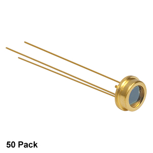 FDS100-P50 - Si Photodiode, 10 ns Rise Time, 350 - 1100 nm, 3.6 mm x 3.6 mm Active Area, 50 Pack