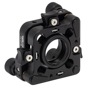 KC1XY/M - Kinematic, SM1-Threaded, 30 mm-Cage-Compatible Mount with Slip Plate for Ø1in Optic, Metric