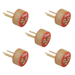 STO46S-P5 - Solder Tail Photodiode Socket for TO-46 and TO-18 Diodes, 5 Pack