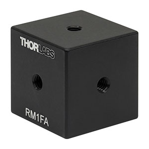 RM1FA - 1in Construction Cube with 8-32 Tapped Holes