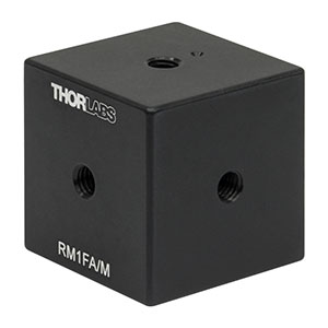 RM1FA/M - 25 mm Construction Cube with M4 x 0.7 Tapped Holes