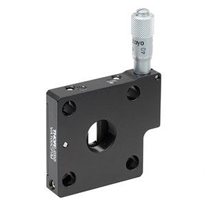 VA100CP/M - 30 mm Cage System Adjustable Slit, M4 Tap, Metric Micrometer