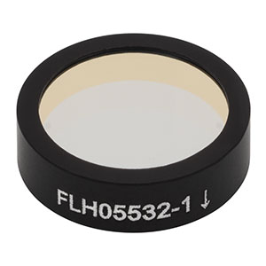 FLH05532-1 - Bandpass Filter, Ø12.5 mm, CWL = 532 nm, FWHM = 1 nm