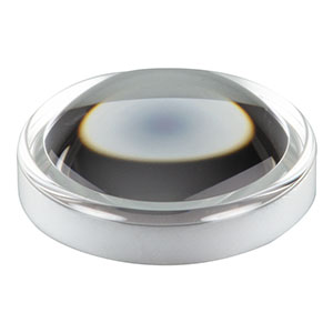 357775-405 - f = 4.0 mm, NA = 0.60, WD = 1.9 mm, Unmounted Geltech Aspheric Lens, ARC: 405 nm