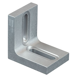AB90V - Vacuum-Compatible Right-Angle Bracket with Counterbored Slots