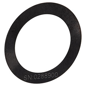 P9000UK - Ø1/2in (12.7 mm) Unmounted Large Pinhole, 9000 ± 80 μm Pinhole Diameter, Stainless Steel