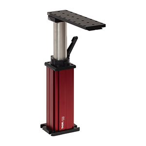 MP20/M - Rigid Stand with Platform, M6 x 1.0 Taps, Height: 253.5 - 415.7 mm