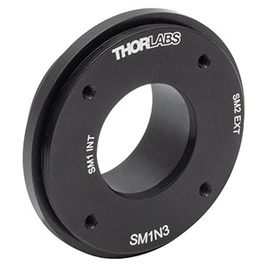 SM1N3 - Nikon Eclipse Ti2 Microscope Alternate Camera Port Adapter, Internal SM1 Threads, External SM2 Threads, 30 mm Cage Compatibility