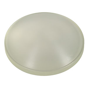 AL265 -  Ø2in TPX Aspheric Lens for THz, Back Focal Length = 65.0 mm, NA = 0.33, Uncoated