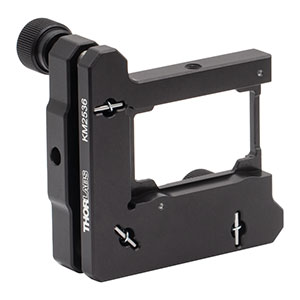KM2536 - Kinematic Mount for 25 mm x 36 mm x 1 mm and 25 mm x 50 mm x ≥3 mm Rectangular Optics, Right Handed