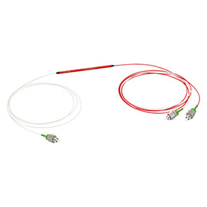 PW1064R5A1 - 1x2 PM Coupler, 1064 ± 65 nm, 50:50 Split, ≥18 dB PER, FC/APC Connectors