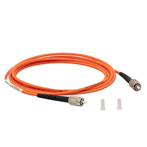 M146L02 - Ø400 µm, 0.22 NA, Low OH, FC/PC-FC/PC Fiber Patch Cable, 2 m Long