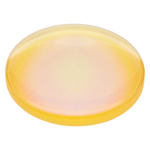 LA5763-E1 -  Ø1" CaF₂ Plano-Convex Lens, f = 50 mm, AR-Coated: 2 - 5 μm