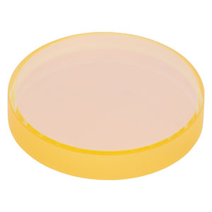 LC5893-E1 - Ø1in CaF₂ Plano-Concave Lens, f = -500.0 mm, AR-Coated: 2 - 5 μm