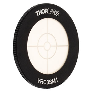 VRC3SM1 - SM1-Threaded UV and Visible Alignment Disk (300 nm - 540 nm)
