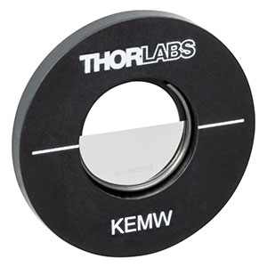 KEMW - Ø1in Mounted Half-Aperture Foil, Tungsten