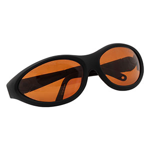 LG21B - Laser Safety Glasses, Amber Lenses, 33% Visible Light Transmission, Sport Style