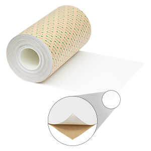 PMR10R3 - PTFE Diffuse Reflector Sheet with Adhesive Backing, 33 cm x 21 m, 0.75 mm Thick