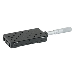 XR50C - 50 mm Travel Linear Translation Stage, End-Mounted Micrometer, 1/4in-20 Taps