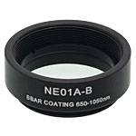 Ø25 mm Mounted Absorptive ND Filters, AR-Coated: 650 - 1050 nm