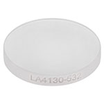 Ø1/2" UV Fused Silica Plano-Convex Lenses, V-Coated: 532 nm