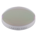 Ø1/2" UV Fused Silica Plano-Convex Lenses, V-Coated: 1550 nm