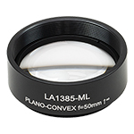 Ø1.5" Mounted N-BK7 Plano-Convex Lenses (Uncoated)