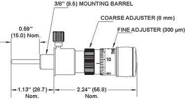 DM10B Differential Adjuster Dimensions