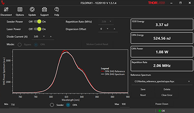 FSLControl GUI for FSLOPAX1 OPA Mode